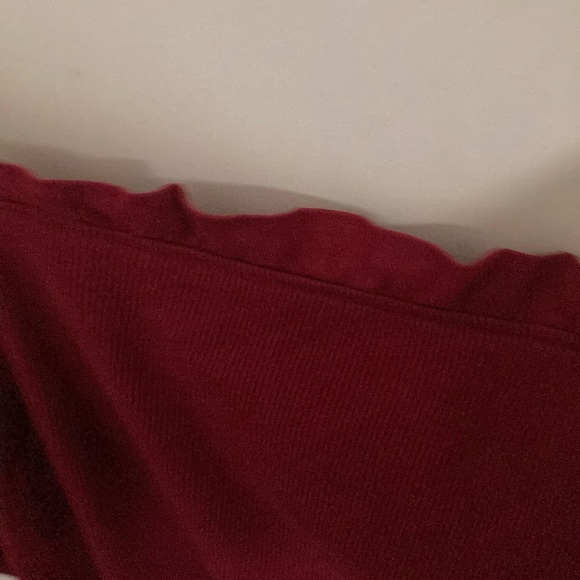 Red ASOS camisole cotton with ruffle plus size - Picture 5 of 6